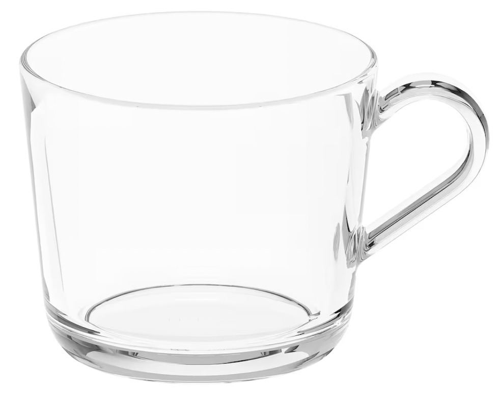 KUBEK szkło bezbarwne 360 ml